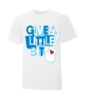 WHITE GIVE A LITTLE BIT TEE